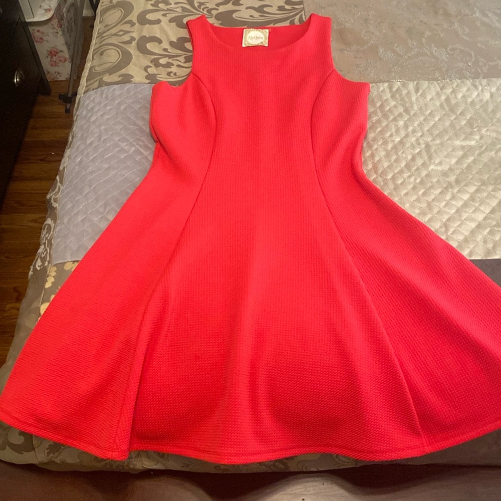 Hot pink fit and flare Bodycon mini dress by Alythea